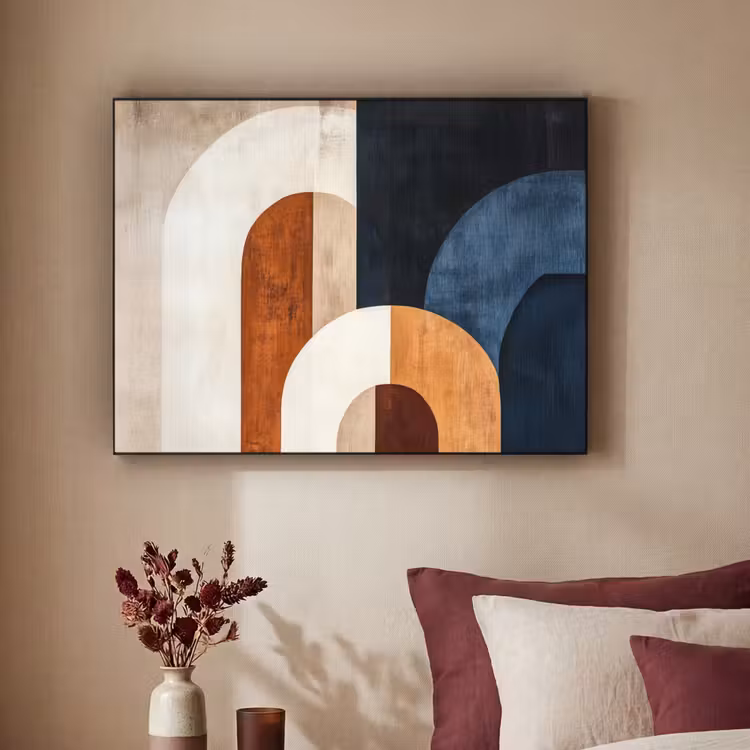 Art Frame - Abstract - Vormen - Donkerblauw — 3