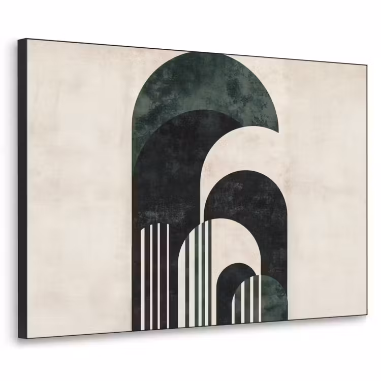 Art Frame - Bogen - Donkergroen - Lijnen — 1