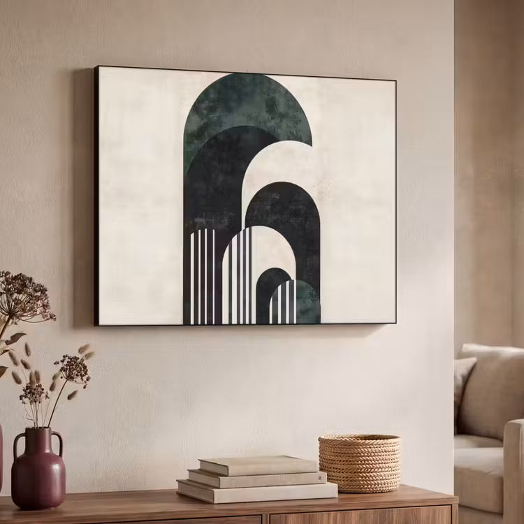 Art Frame - Bogen - Donkergroen - Lijnen — 7