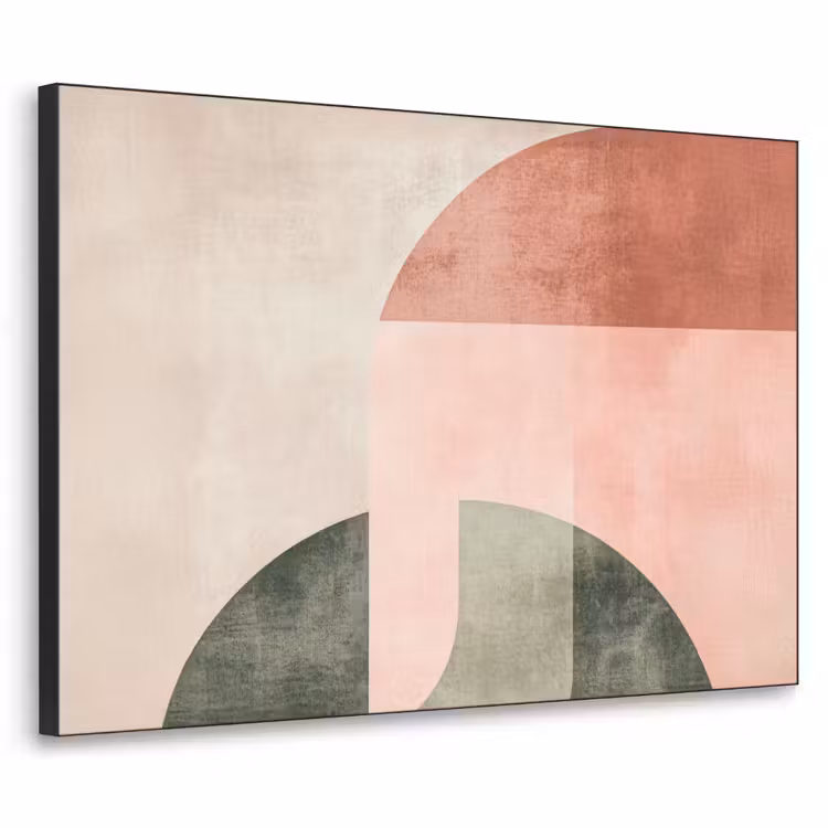 Art Frame - Cirkel - Abstract - Roze — 1