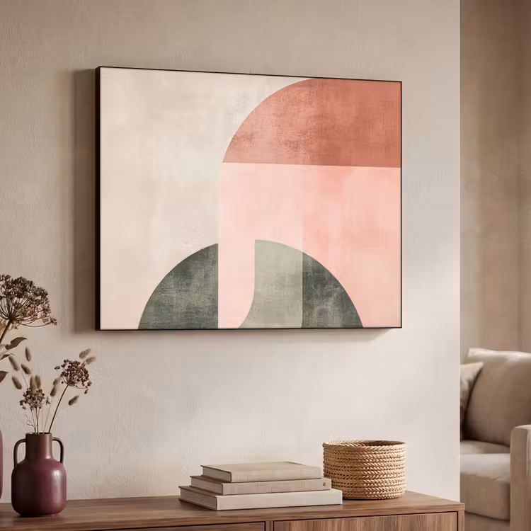 Art Frame - Cirkel - Abstract - Roze — 7