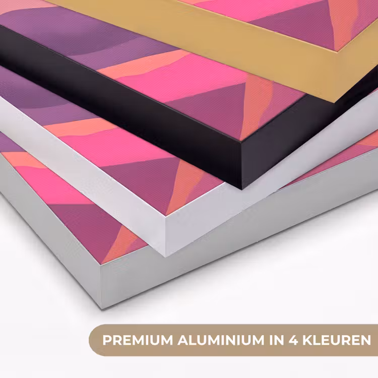 Art Frame - Zon - Heuvels - Paars - Abstract — 2