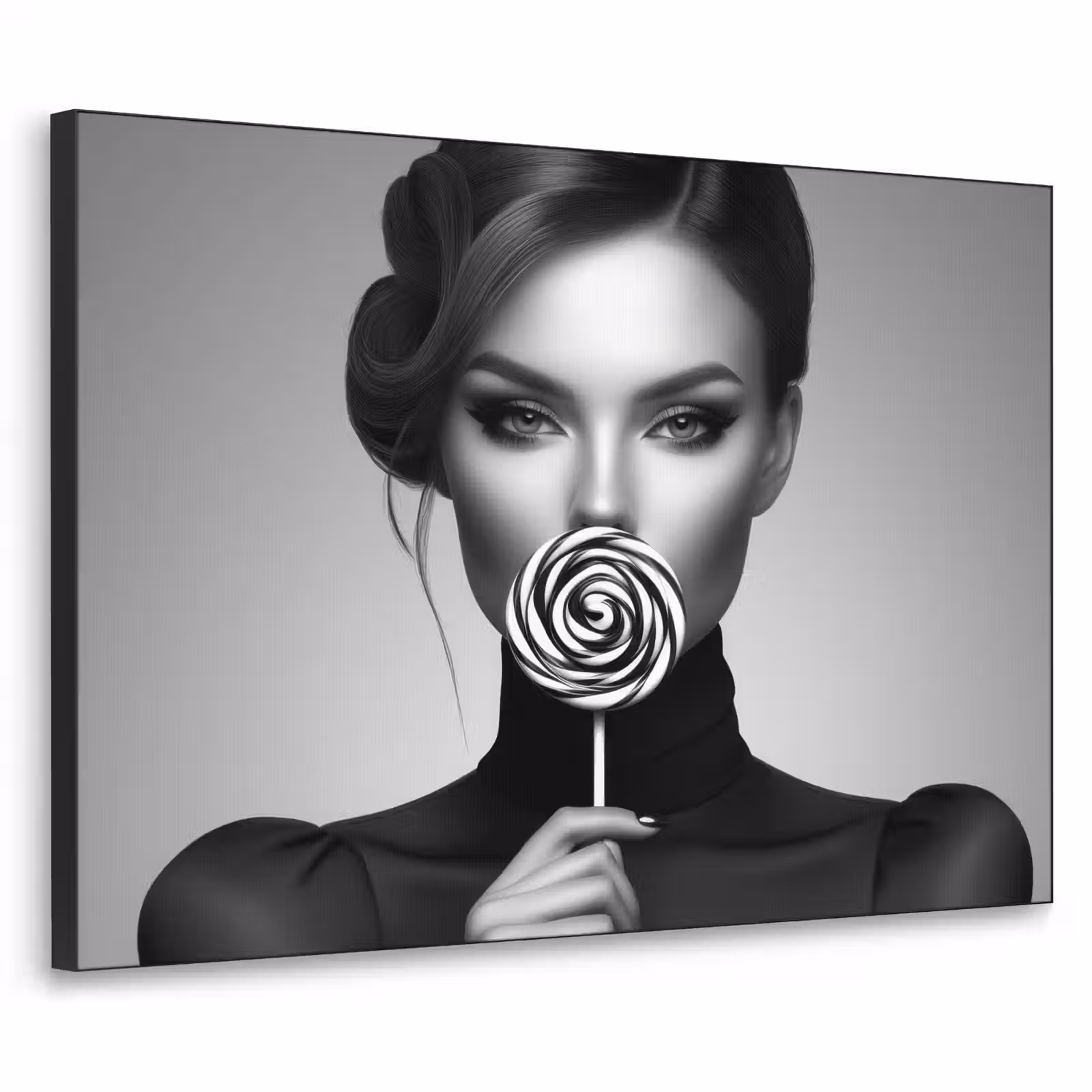 Art Frame - Vrouw - Lolly - Zwart — 1