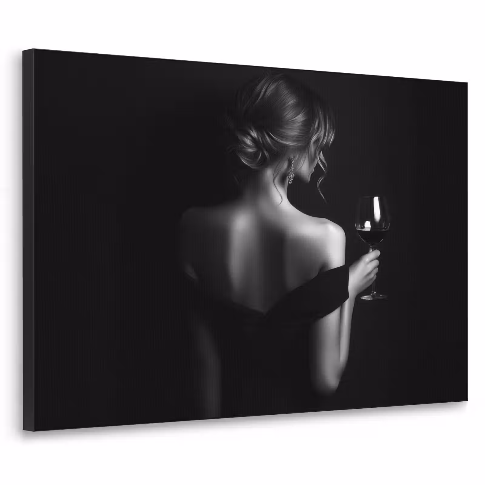 Art Frame - Vrouw - Wijn - Jurk — 1