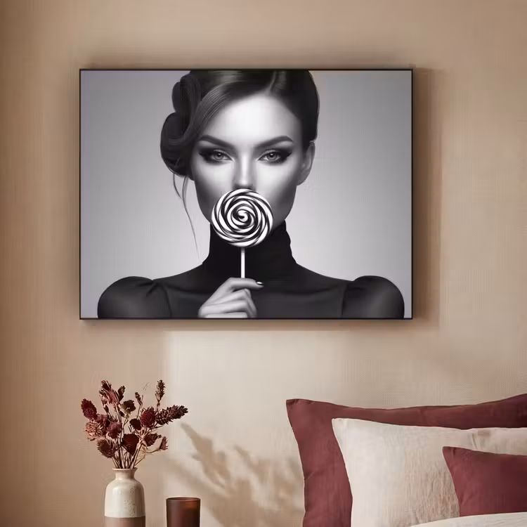 Art Frame - Vrouw - Lolly - Zwart — 3