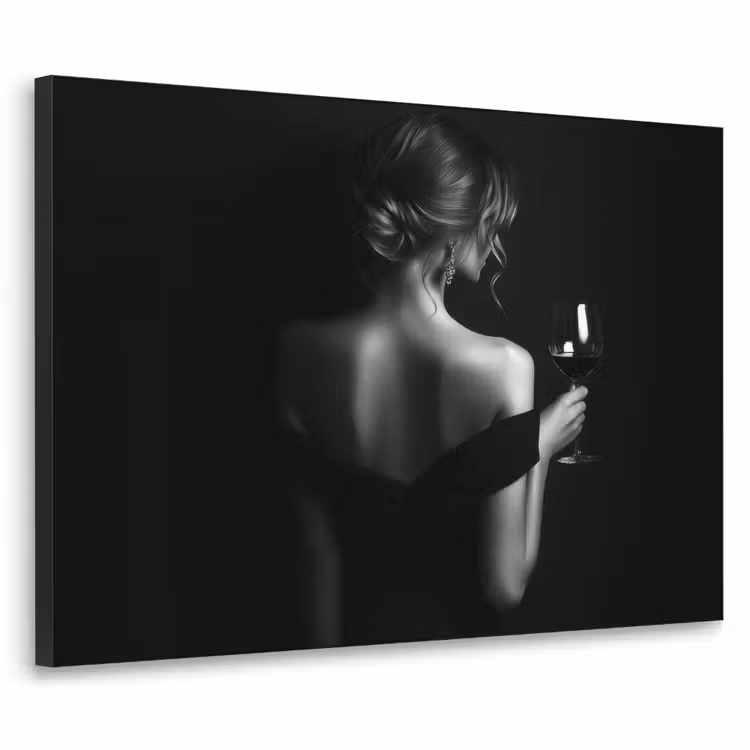 Art Frame - Vrouw - Wijn - Jurk — 1