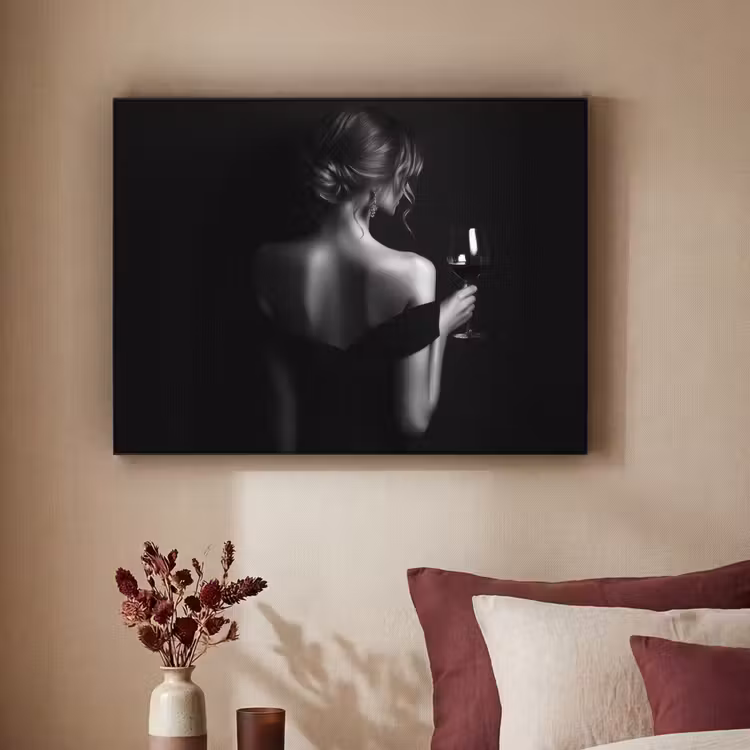 Art Frame - Vrouw - Wijn - Jurk — 3