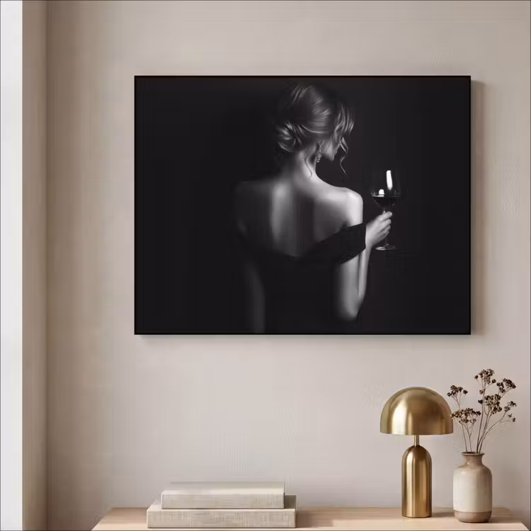 Art Frame - Vrouw - Wijn - Jurk — 5