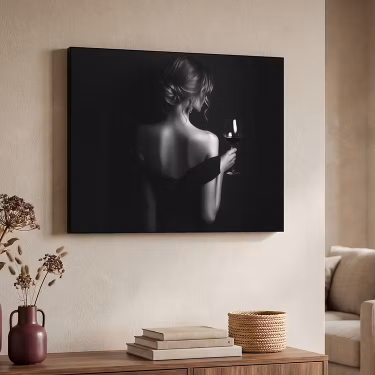 Art Frame - Vrouw - Wijn - Jurk — 7