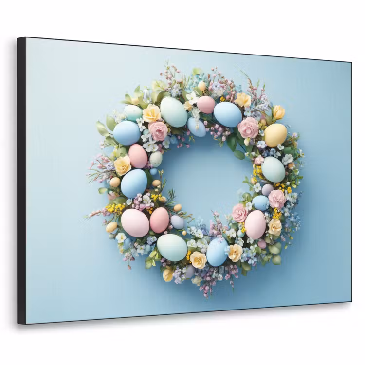 Art Frame - Krans - Eieren - Bloemen — 1
