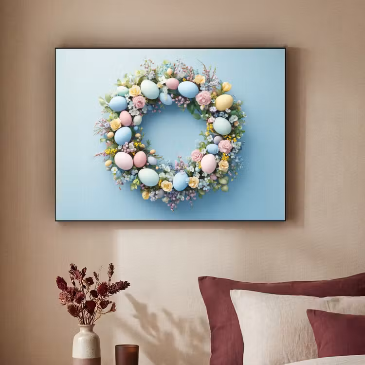 Art Frame - Krans - Eieren - Bloemen — 3