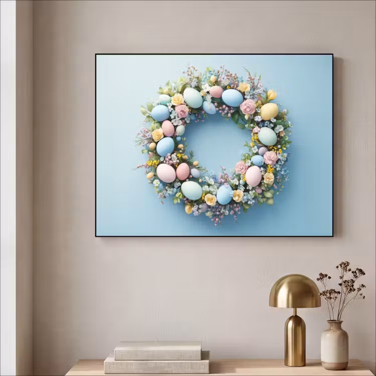 Art Frame - Krans - Eieren - Bloemen — 5