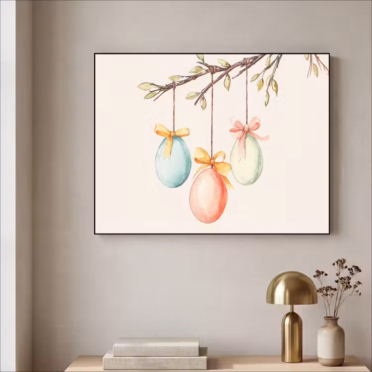 Art Frame - Paastak - Strikje - Eieren — 5