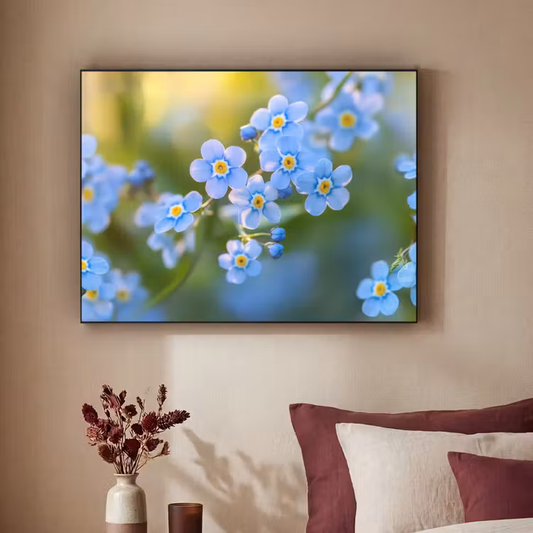 Art Frame - Bloemetjes - Blauw - Vergeet mij nietjes — 3