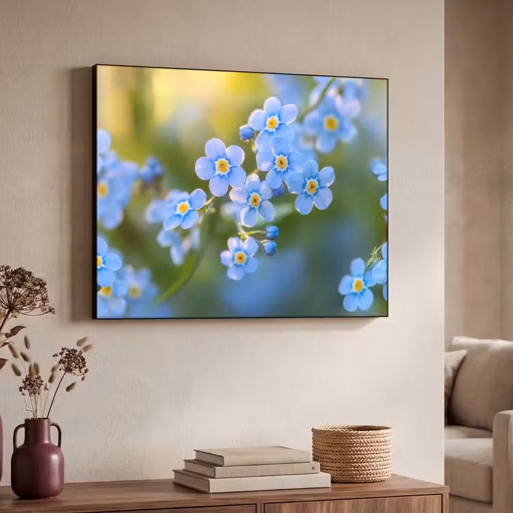 Art Frame - Bloemetjes - Blauw - Vergeet mij nietjes — 7
