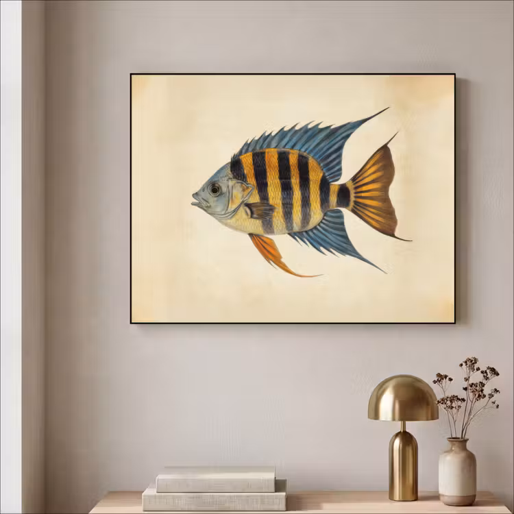 Art Frame - Vis - Tropisch - Strepen - Vinnen — 5