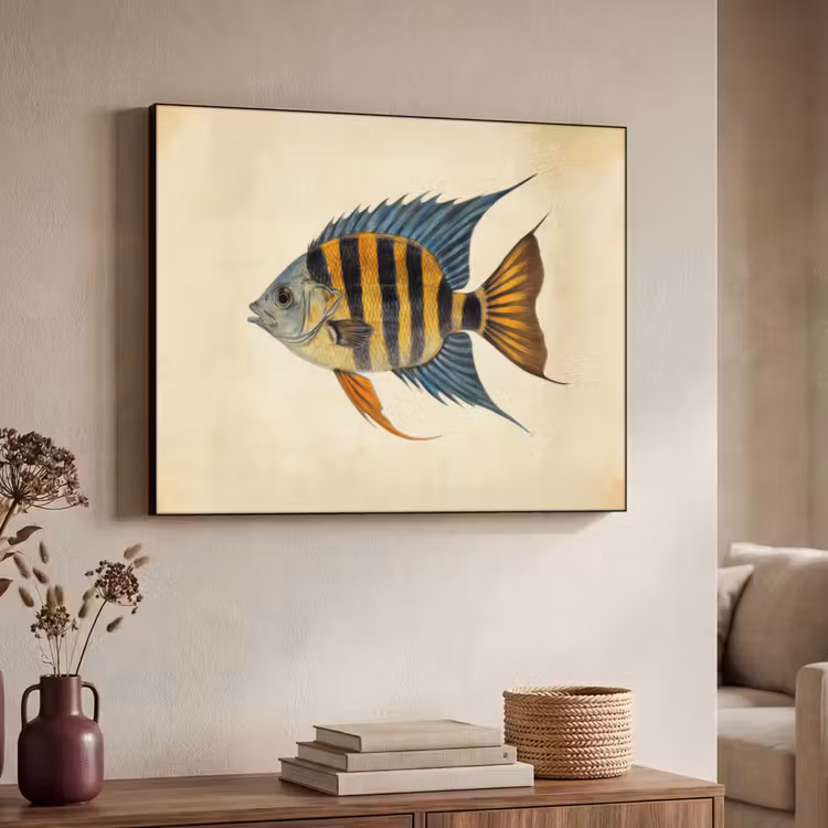 Art Frame - Vis - Tropisch - Strepen - Vinnen — 7