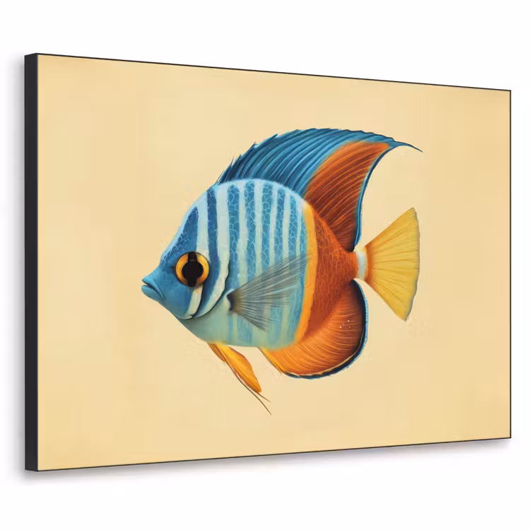 Art Frame - Vis - Vinnen - Blauw - Ogen — 1