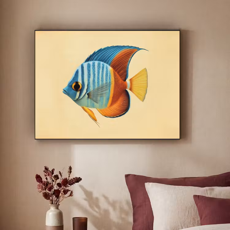 Art Frame - Vis - Vinnen - Blauw - Ogen — 3