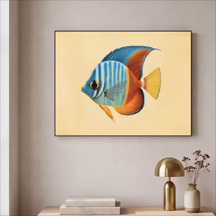 Art Frame - Vis - Vinnen - Blauw - Ogen — 5