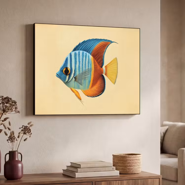 Art Frame - Vis - Vinnen - Blauw - Ogen — 7