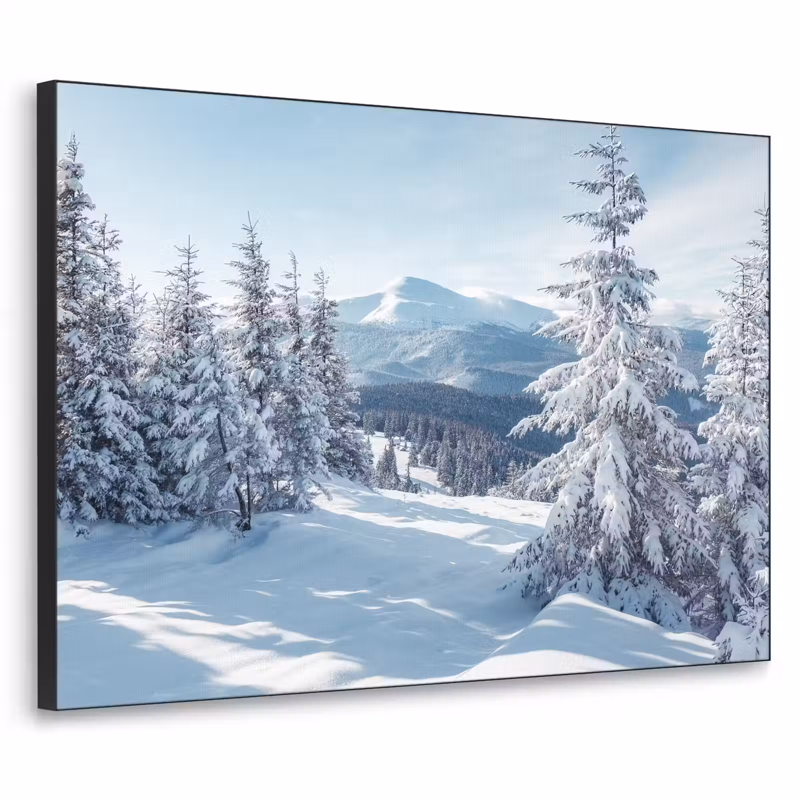 Art Frame - Winterlandschap - Natuur - Berg - Bomen - Sneeuw — 1