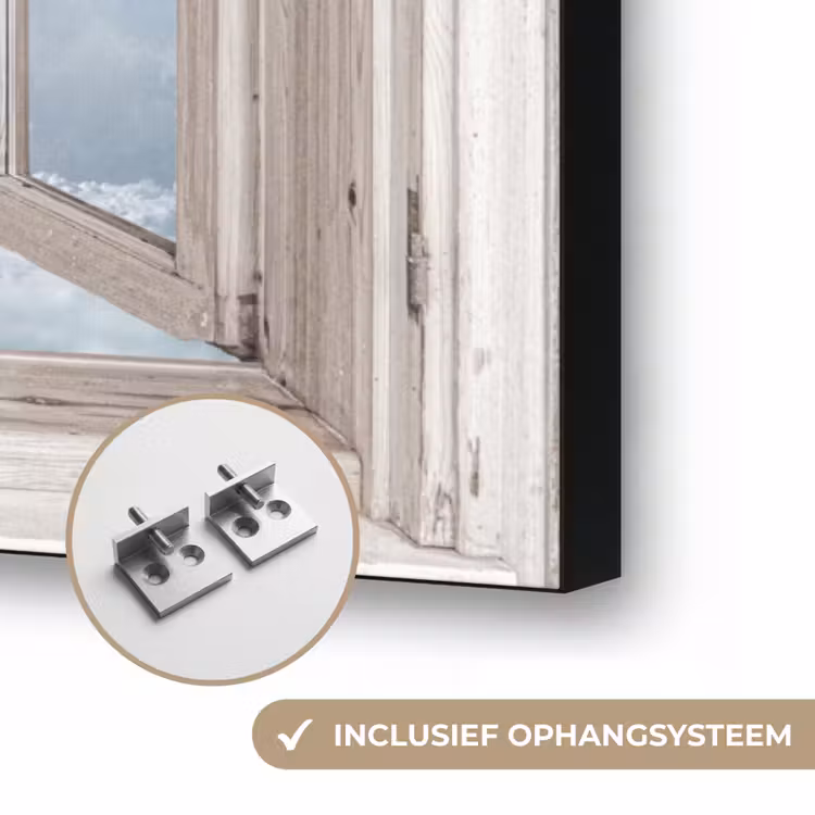 Art Frame - Doorkijk - Paarden - Winter - Dieren - Natuur - Wit — 6