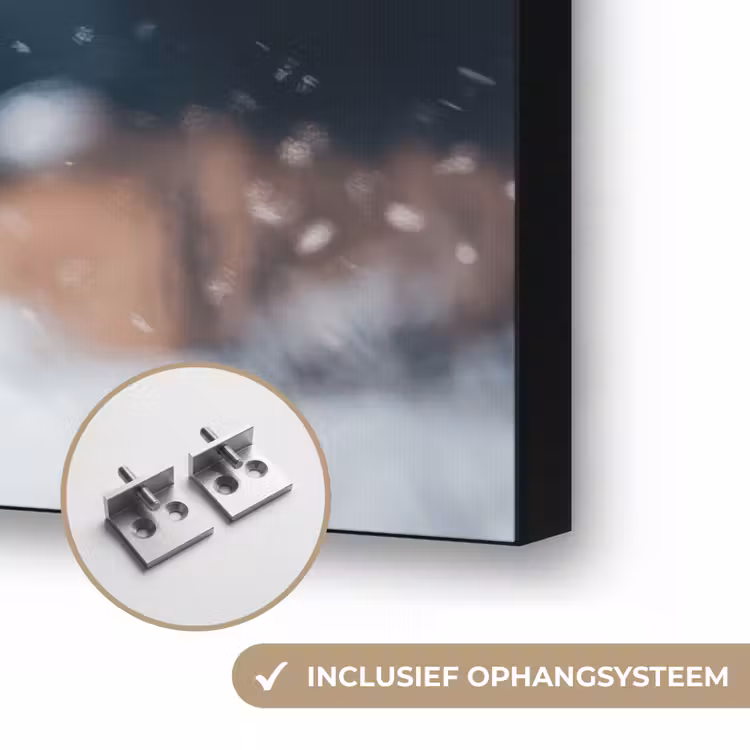 Art Frame - Hert - Dieren - Landschap - Winter - Sneeuw — 6