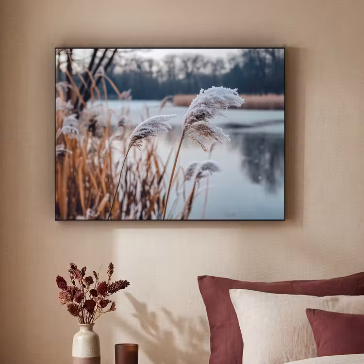Art Frame - Riet - Gras - Natuur - Winter - Meer — 3