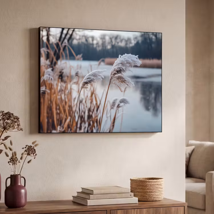 Art Frame - Riet - Gras - Natuur - Winter - Meer — 7