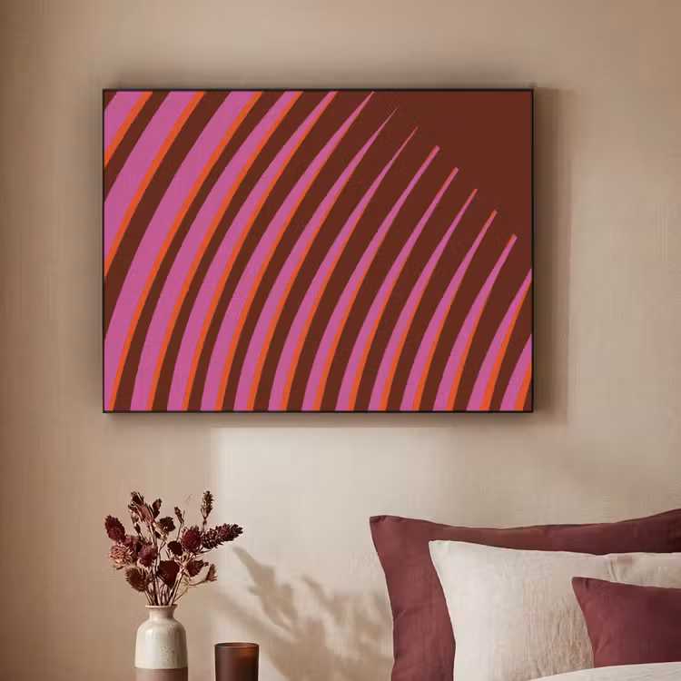 Art Frame - Lijnen - Rood - Beweging — 3