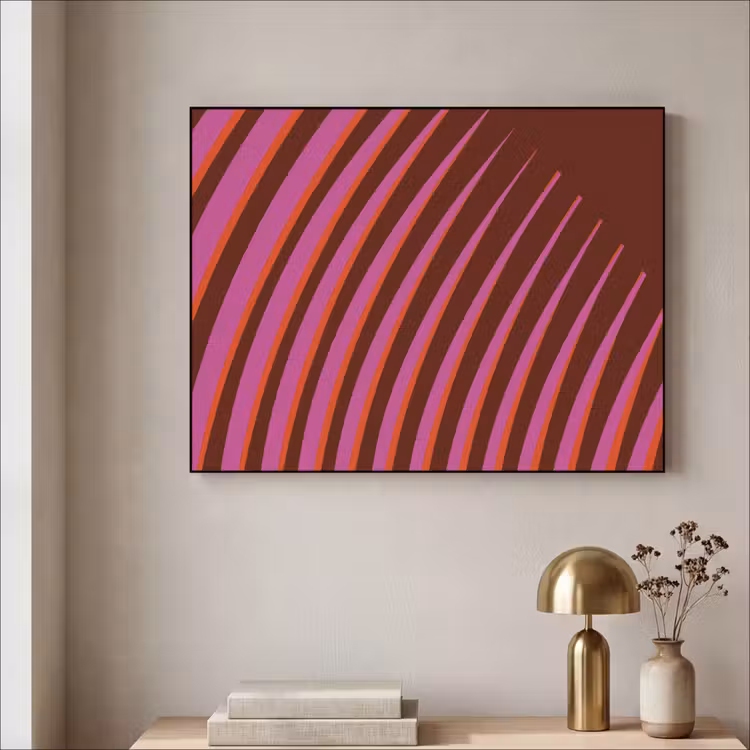 Art Frame - Lijnen - Rood - Beweging — 5