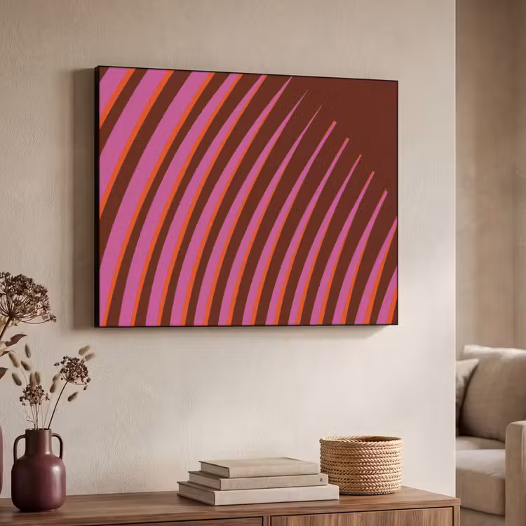 Art Frame - Lijnen - Rood - Beweging — 7