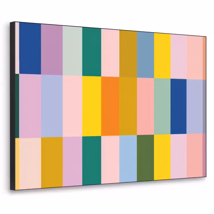 Art Frame - Stroken - Blauw - Patroon - Abstract — 1