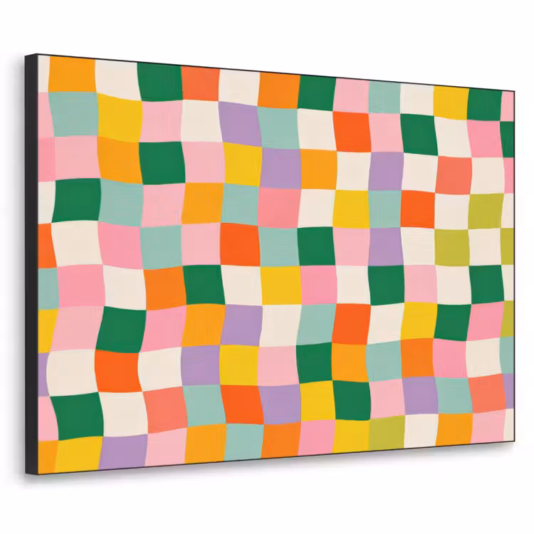 Art Frame - Vierkanten - Kleurrijk - Golvend — 1