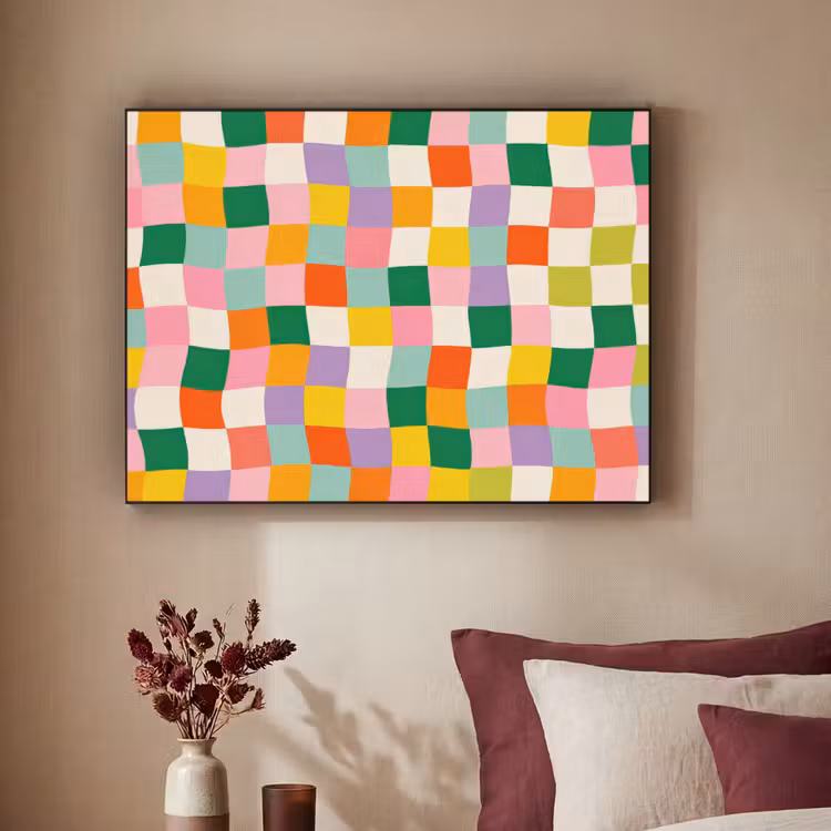 Art Frame - Vierkanten - Kleurrijk - Golvend — 3