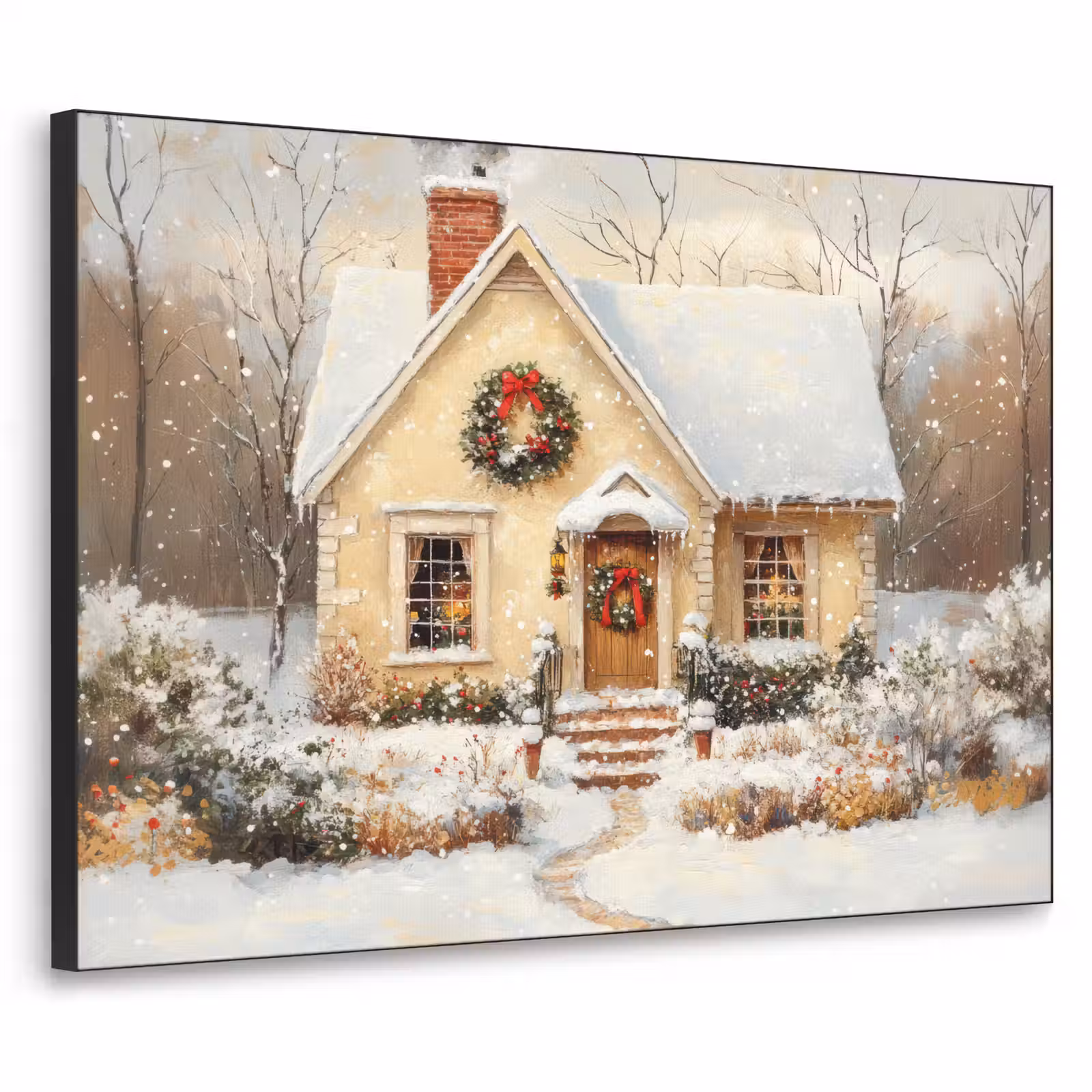 Art Frame - Kerst - Huis - Winter - Sneeuw — 1