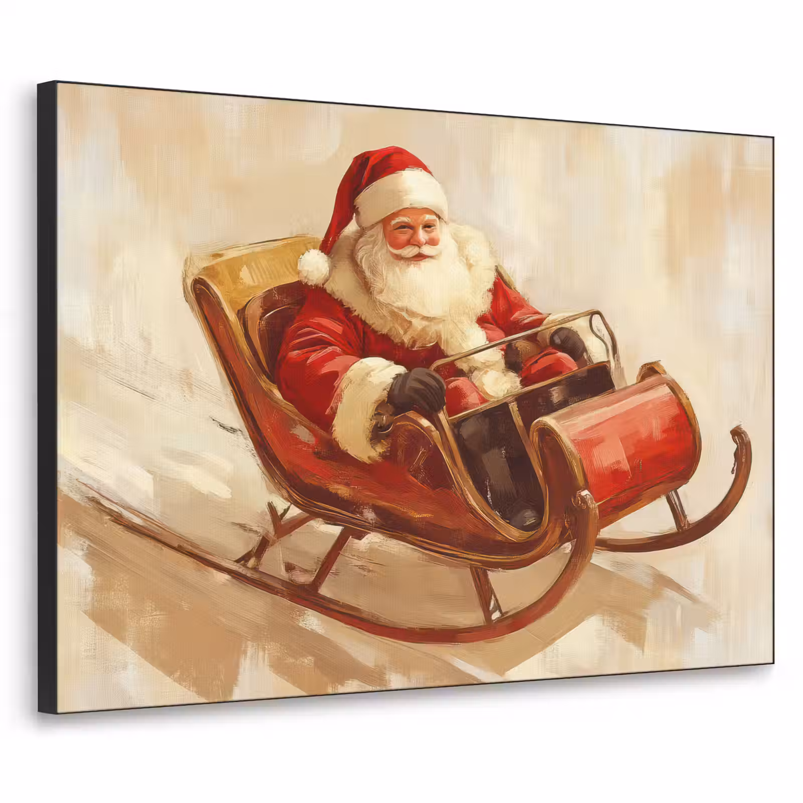 Art Frame - Kerst - Slee - Kerstman — 1