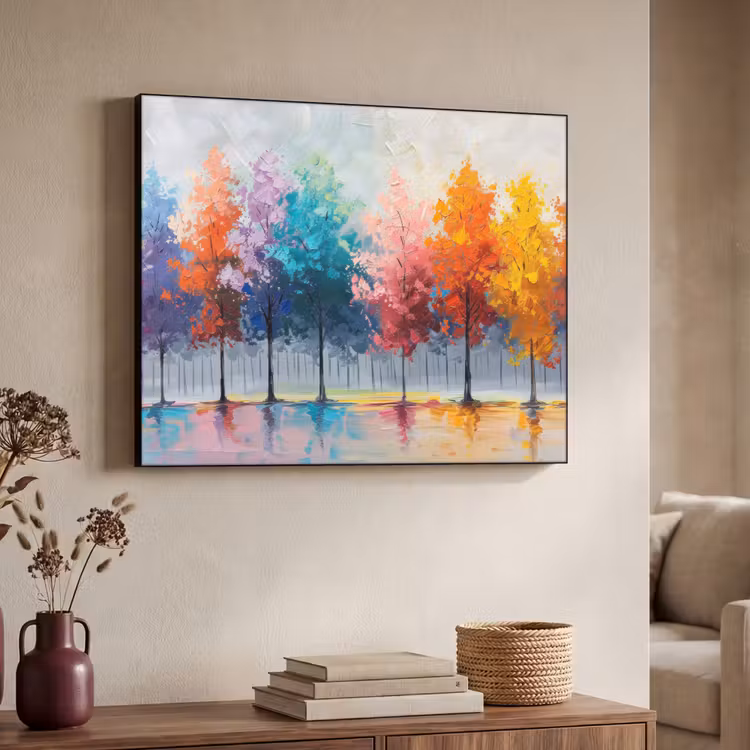 Art Frame - Bomen - Kleurrijk - Natuur - Abstract — 7