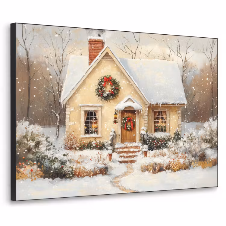 Art Frame - Kerst - Huis - Winter - Sneeuw — 1