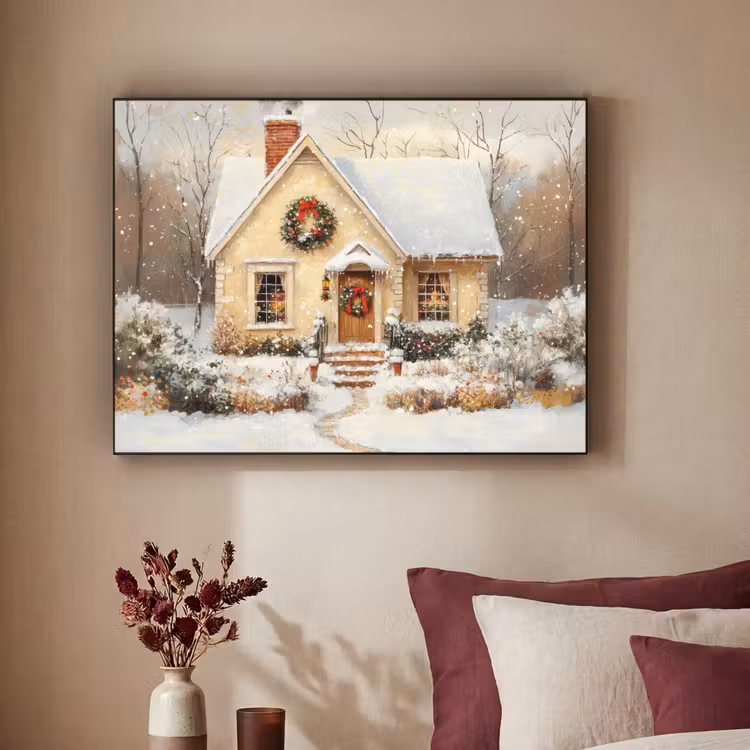 Art Frame - Kerst - Huis - Winter - Sneeuw — 3
