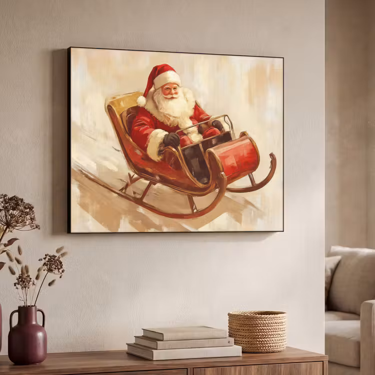 Art Frame - Kerst - Slee - Kerstman — 7