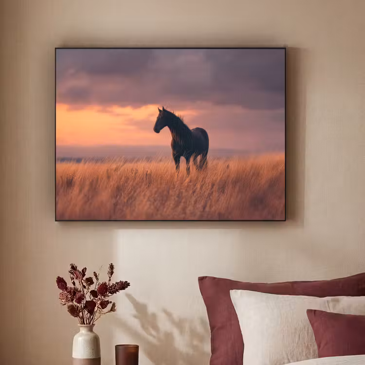 Art Frame - Paard - Wolken - Open veld — 3