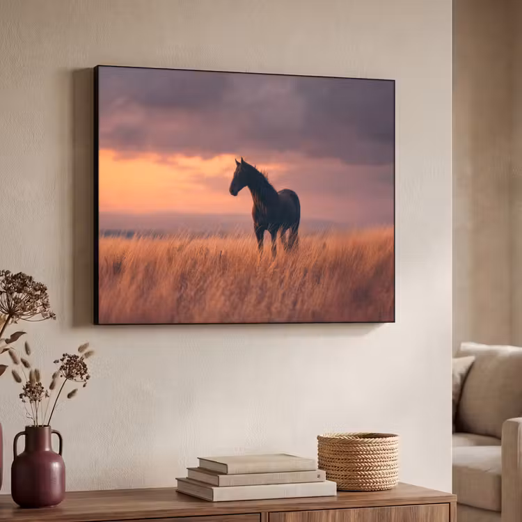Art Frame - Paard - Wolken - Open veld — 7