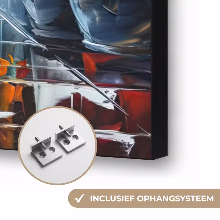 Art Frame - Olieverf - Paraplu - Vrouw - Straat - Kunst — 6