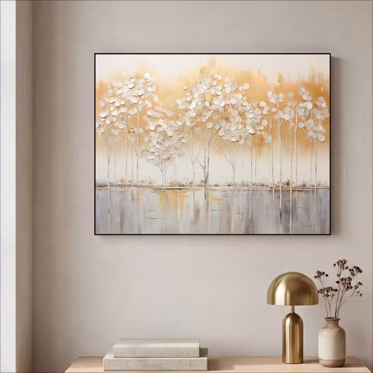 Art Frame - Bomen - Kunst - Acryl - Natuur — 5