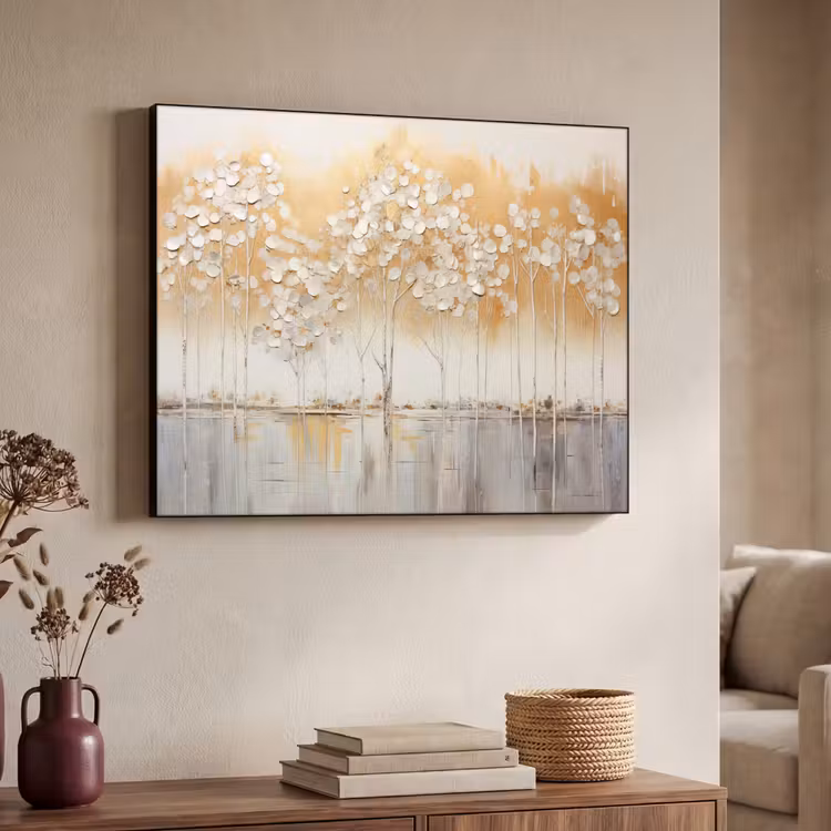Art Frame - Bomen - Kunst - Acryl - Natuur — 7