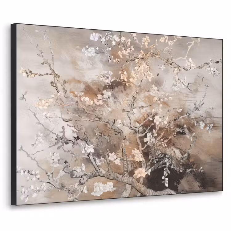 Art Frame - Amandelbloesem - Kunst - Van Gogh - Beige - Abstract — 1