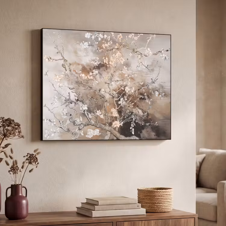 Art Frame - Amandelbloesem - Kunst - Van Gogh - Beige - Abstract — 7