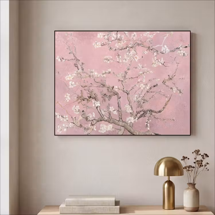 Art Frame - Amandelbloesem - Kunst - Van Gogh - Roze — 5